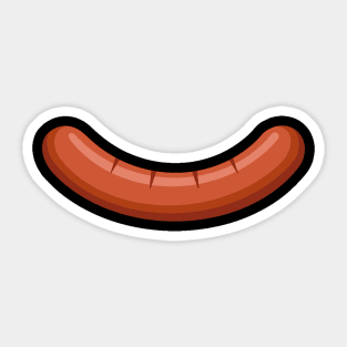 Smiley Sausage Sticker